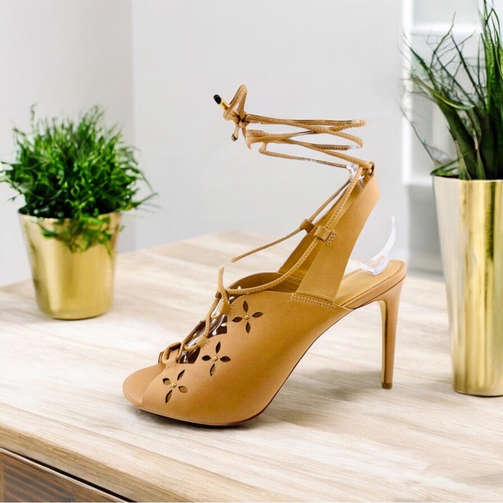 Michael Kors Tan Healed Sandals